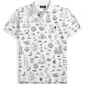 Ralph Lauren Shirt navy / wit