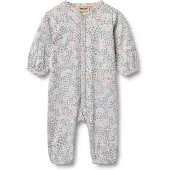 Wheat Rompertje/body 'Felizia' opaal / sering / pastelroze / wit