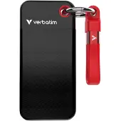 Verbatim Pocket 2 TB Externe SSD harde schijf USB-C 3.2 Gen 2 Zwart, Rood 32196