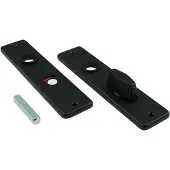 Ami Kortschild Wc 180/41 RH 8*63 Zwart 9005 Str - 739166