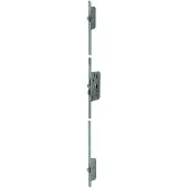 Nemef 4916 Veiligheidsmeerpuntssluiting | krukbediend | SKG*** | DM65mm | PC72mm cilinder boven kruk | voorplaat staal verzinkt 24x1950mm afgerond| DR 1+3/2+4 - A000307696
