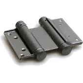 Dx Bommer scharnier dubbelwerkend 29/75 mm deurdikte 18-25 mm - zilvergrijs
