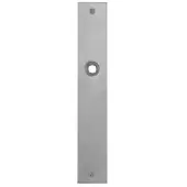 GPF bouwbeslag GPF Plaatschild rechthoekig zonder veer 240x40x2mm WC72/8 grote knop