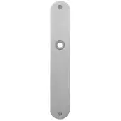 GPF bouwbeslag GPF Plaatschild afgerond zonder veer 240x40x2mm BB72