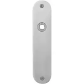 GPF bouwbeslag GPF Plaatschild afgerond zonder veer 181x41x2mm PC72