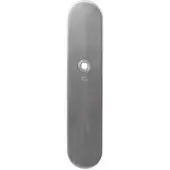 GPF bouwbeslag GPF VH binnenschild SKG*** 248x52x8mm afgerond blind met krukgat