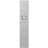 GPF bouwbeslag Langschild rechthoekig 218x40x8.5mm BB72 - RVS geborsteld - Linksdraaiend
