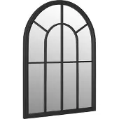 vidaXL Spiegel 60x45 cm ijzer zwart