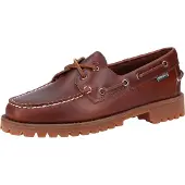 Sebago Dames Leren Ranger Waxy mocassins bruin (38), Leer, 1 tot 3 cm, Geen, Casual, Klassiek 7002IR0
