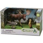 Collecta Gift Set / Wilde dieren: SET 3 stuks Wilde Dieren, in geschenkdoos 22x13x13cm