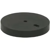 Artitec Deurstop verhoger 12 mm rubber zwart
