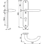 Hoppe Binnenschild 1138Fd/3214 Pc92 F1