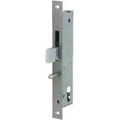 Nemef 9690 Haakschootslot | DM35mm | voorplaat RVS 24x245mm rechthoekig | staal verzinkte zwenkschoot | zonder geleidepen | DR 1+2+3+4 - 9969307100