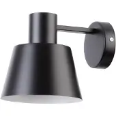Sigma Wandlamp Dunka, dimbaar, zwart, Woon-/ Eetkamer, metaal, Modern, wandlamp