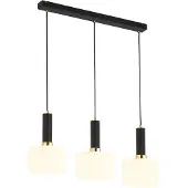 Jupiter Hanglamp VANES, zwart-wit, 3xE27x40W, metaal, afmetingen: 80x77x20cm, IP20,
