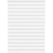 vidaXL Zebra rolgordijn 160x230 cm stofbreedte 155,9cm polyester wit