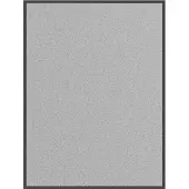 vidaXL Deurmat 90x120 cm grijs
