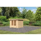 Karibu Woodfeeling tuinhuis Askola 3,5, onbehandeld hout; artikelnummer 77715