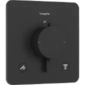 Hansgrohe Ecostat Comfort Q - Inbouwthermostaat - Ecostat thermostaat - Mat Zwart
