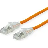 Dätwyler Patchkabel Kat.6A (Class EA) S/FTP, CU 7702 flex LSOH, AMP v2, orange, 5 m