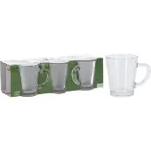 Excellent houseware - Espresso Kopjes - 70 ml - Glasset - Vaatwasserbestendig