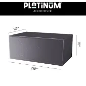 AeroCover Platinum Tuintafelhoes 220x110xH70