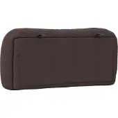 vidaXL Hoofdbordkussen "Hvar" 80 cm stof donkerbruin