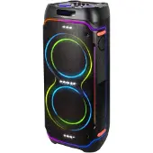 Trevi XF 3600 PRO, 25,4 cm (10 inch), 200 W, Draadloze speaker, Zwart, Draaibaar