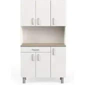 CALICOSY Buffetkast Gabe-Kronberg eik/mat wit