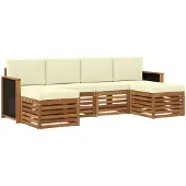 vidaXL Buiten bank set 5 st