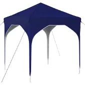 vidaXL Pop-up Feesttent 194 x 194 x 245 cm Blauw