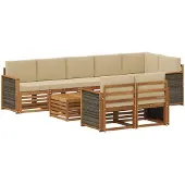 vidaXL Sofa-Sets Massief Acacia Hout