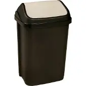Keeeper afvalbak "swantje", 25 liter, antraciet/grijs