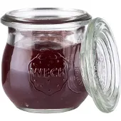 Aps Weckpot met deksel, tulpvorm, 75 ml, set van 12 Diameter: 55 mm, Hoogte: 60 mm - 1 stuk (8, Inmaakpotje, Wit
