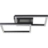Brilliant Ranni - Plafondlamp - Crystal LED 18W - 4000K - Zwart