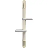 vidaXL Kattenmeubel wandgemonteerd met krabpaal 108 cm lichtgrijs