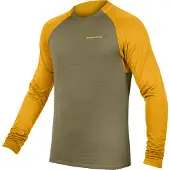 Endura SingleTrack Fleec met lange mouwen Trui Groen/Geel
