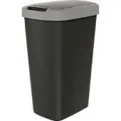 Prosperplast COMPACTA Q Abfallbehälter - glattgrau 45l