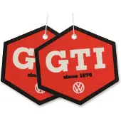 Brisa VW Collection by - Set van 2 Volkswagen GTI luchtverfrissers (Kokosnoot)