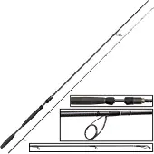 Westin W10 Spinning Rod Zwart 3.00 m / 7-28 g