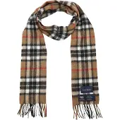 Suitable Sjaal Ruit Merino Wol Beige -