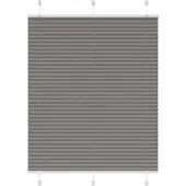 vidaXL Plissé rolgordijn 110x150 cm stofbreedte 109,4 cm antraciet