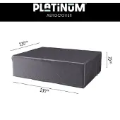 AeroCover 7933 Ademende beschermhoes voor rechthoekige lounge-sets 235x235xH70 cm.