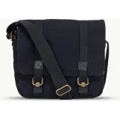 Scippis Metro Bag – Stevige Canvas Schoudertas met Leren Accenten