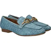 Tamaris Instappers blauw gemêleerd