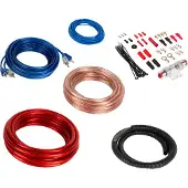 Krüger&Matz KM0010 - Auto-versterker Kabelset - 60A Zekering - Complete Set