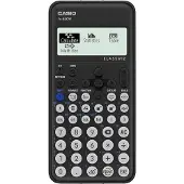 Casio Calculatrice Scientifique FX 82CW Noir