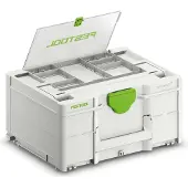 Festool SYS3 DF M 187 Systainer gereedschapskoffer met dekselvak ( 577347 ) 396 x 296 x 187 mm 15,9 l koppelbaar