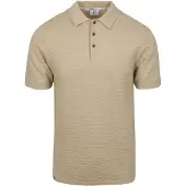 R2 Polo Knitted Beige | Off-White | Maat XXL