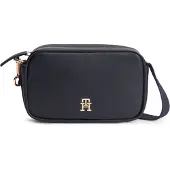 Tommy Hilfiger Schoudertas 'Logo Tape Camera' marine / rood / wit
